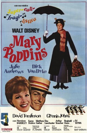 Framed Mary Poppins Supercali-fragi-lisdica Print