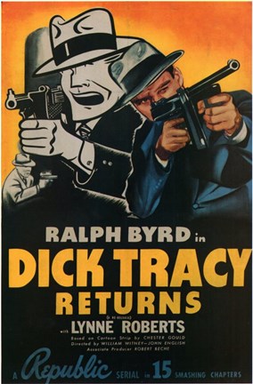 Framed Dick Tracy Returns Print