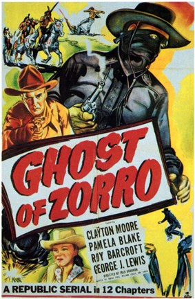 Framed Ghost of Zorro Print