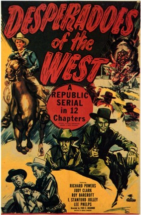 Framed Desperadoes of the West Print