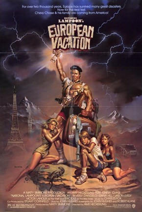 Framed National Lampoon&#39;s European Vacation Print