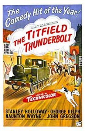 Framed Titfield Thunderbolt Print