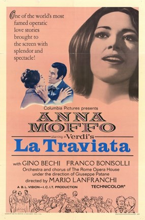 Framed La Traviata Gino Bechi Print