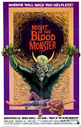 Framed Night of Blood Monster Print