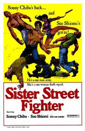 Framed Sister Streetfighter Print