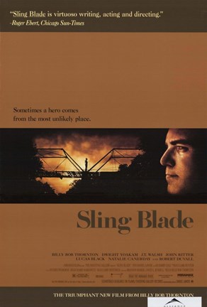 Framed Sling Blade Movie Print