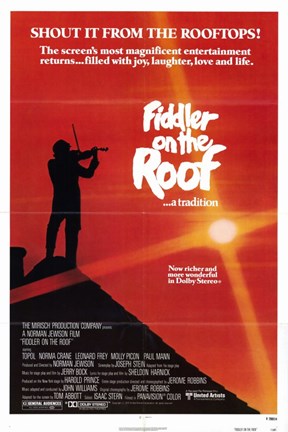 Framed Fiddler on the Roof Print