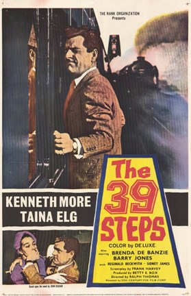 Framed 39 Steps More &amp; Elg Print