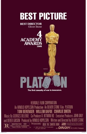 Framed Platoon 4 Academy Awards Print