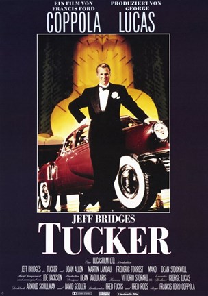 Framed Tucker: the Man and His Dream Coppola &amp; Lucas Print