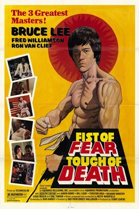 Framed Fist of Fear  Touch of Death Print