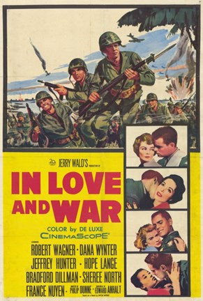 Framed In Love And War Robert Wagner Print