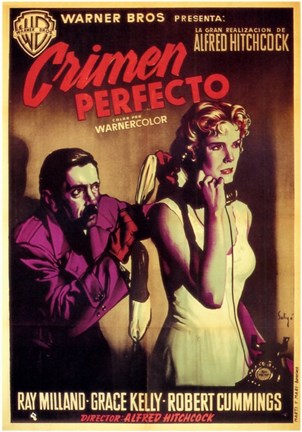 Framed Dial M for Murder - spanish Print