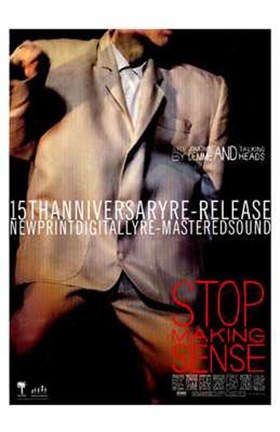 Framed Stop Making Sense Print