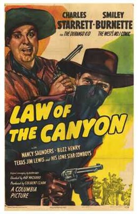 Framed Law of the Canyon Print