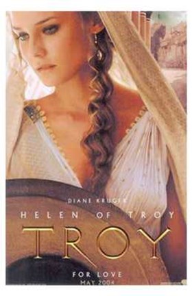 Framed Troy Helen of Troy Print