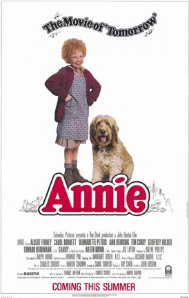 Framed Annie Movie of Tomorrow Print