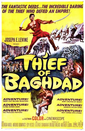 Framed Thief of Baghdad Print
