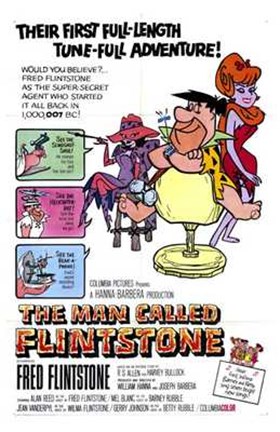 Framed Man Called Flintstone Print