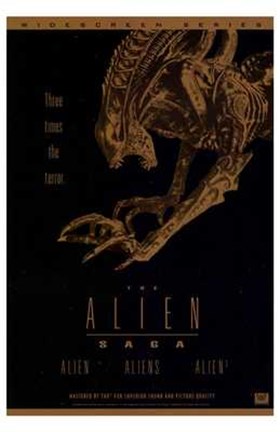 Framed Alien Saga  the (Video Poster) Print