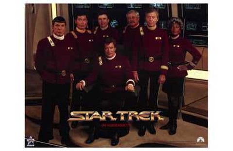 Framed Star Trek Movie Series Print