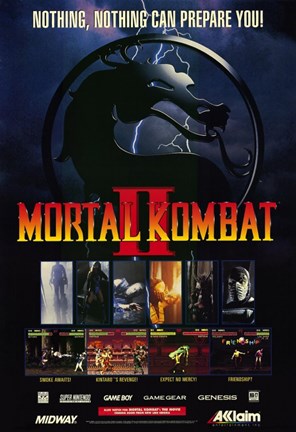 Framed Mortal Kombat 2: Annihilation Print