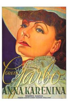 Framed Anna Karenina Greta Garbo Print