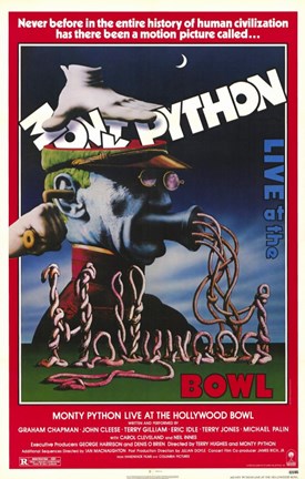 Framed Monty Python Live At Hollywood Bowl Print