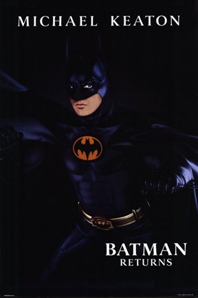 Framed Batman Returns Michael Keaton Print