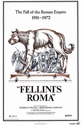 Framed Fellini&#39;s Roma Print