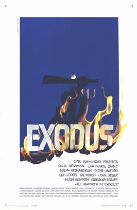 Framed Exodus - fire Print