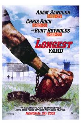 Framed Longest Yard 2005 Print