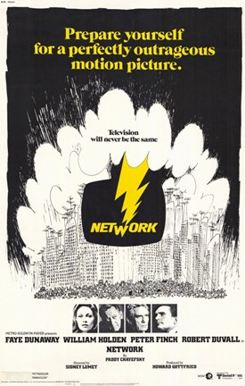 Framed Network Outrageous Motion Picture Print