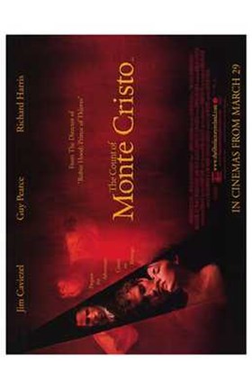 Framed Count of Monte Cristo - red Print