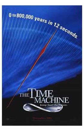 Framed Time Machine - blue Print