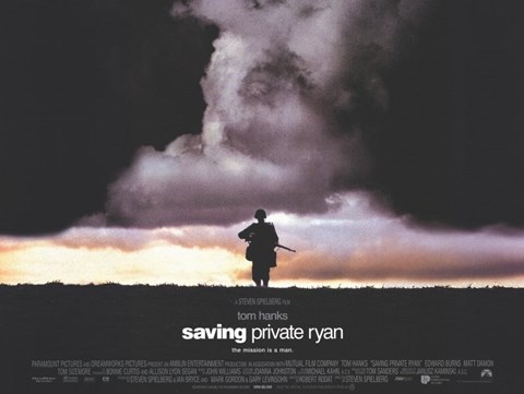Framed Saving Private Ryan - Horizontal Print