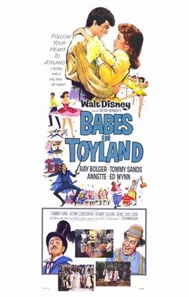 Framed Babes in Toyland - tall Print