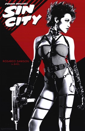 Framed Sin City Rosario Dawson as Gail Print