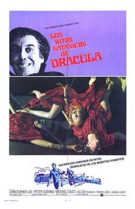Framed Satanic Rites of Dracula Print