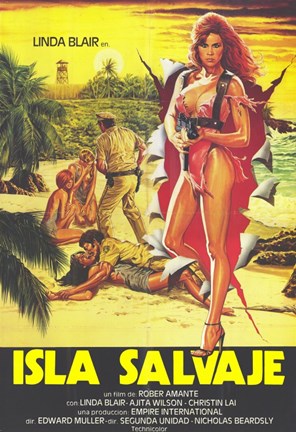 Framed Savage Island Print