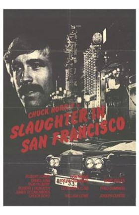 Framed Slaughter in San Francisco Print