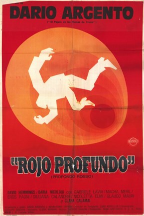 Framed Profondo Rosso Print