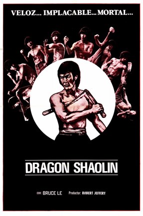 Framed Dragon Shaolin Print