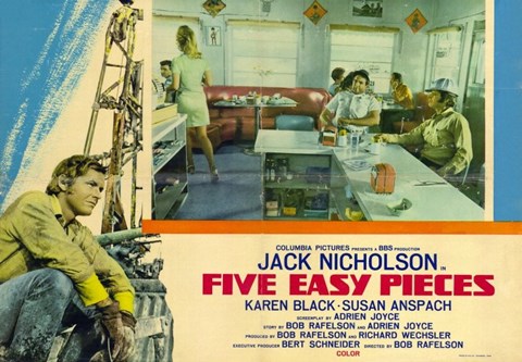 Framed Five Easy Pieces Jack Nicholson Print