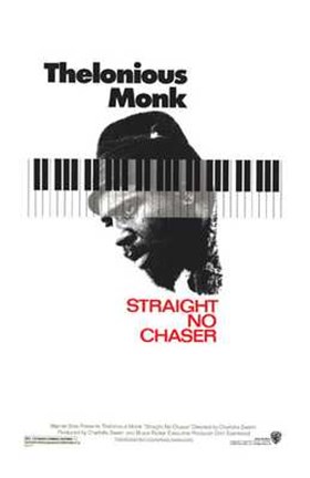 Framed Thelonious Monk: Straight  No Chaser Print