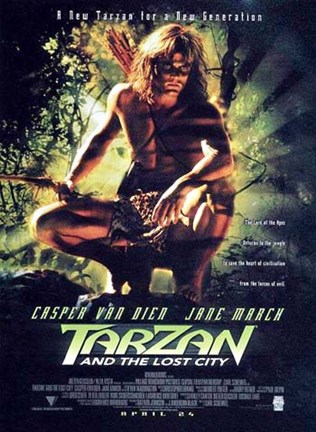 Framed Tarzan and the Lost City, c.1998 - style A Print