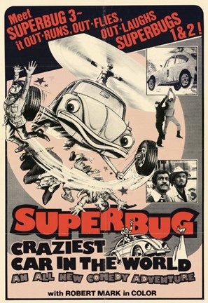 Framed Superbug Craziest Car in World Print