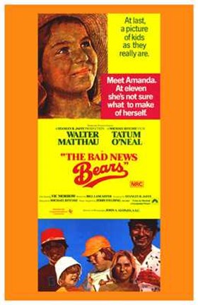 Framed Bad News Bears Movie Print