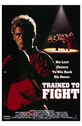 Framed Trained to Fight Print