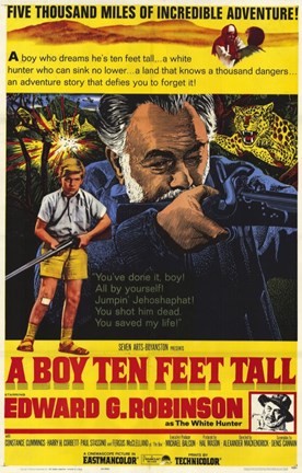 Framed Boy Ten Feet Tall Print